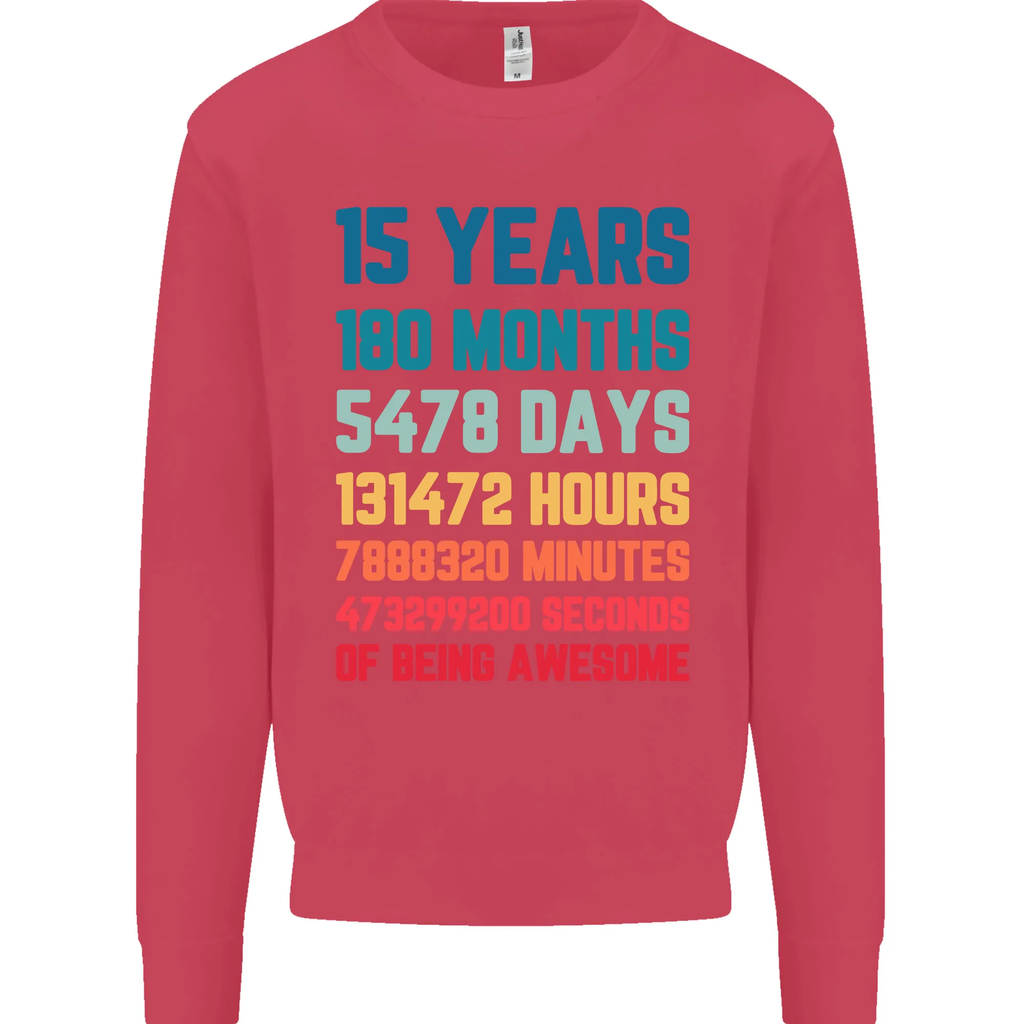 15th Birthday 15 Year Old Kids Sweatshirt Jumper