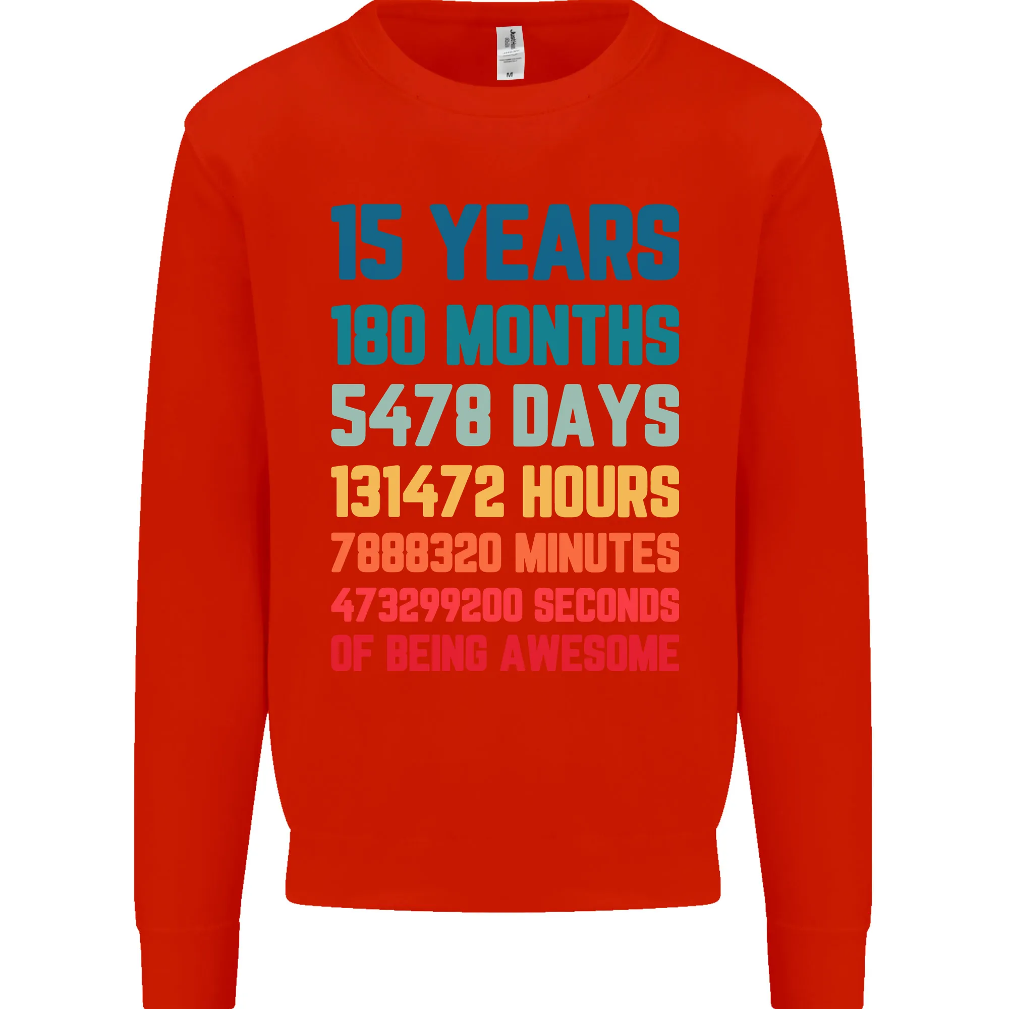 15th Birthday 15 Year Old Kids Sweatshirt Jumper