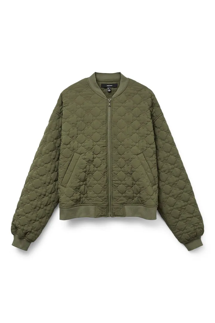 Ally Quilted Bomber Jacket