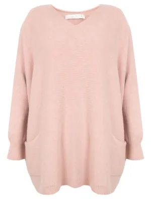 Amazing Woman Caryf X Oversized Jumper Antique Rose