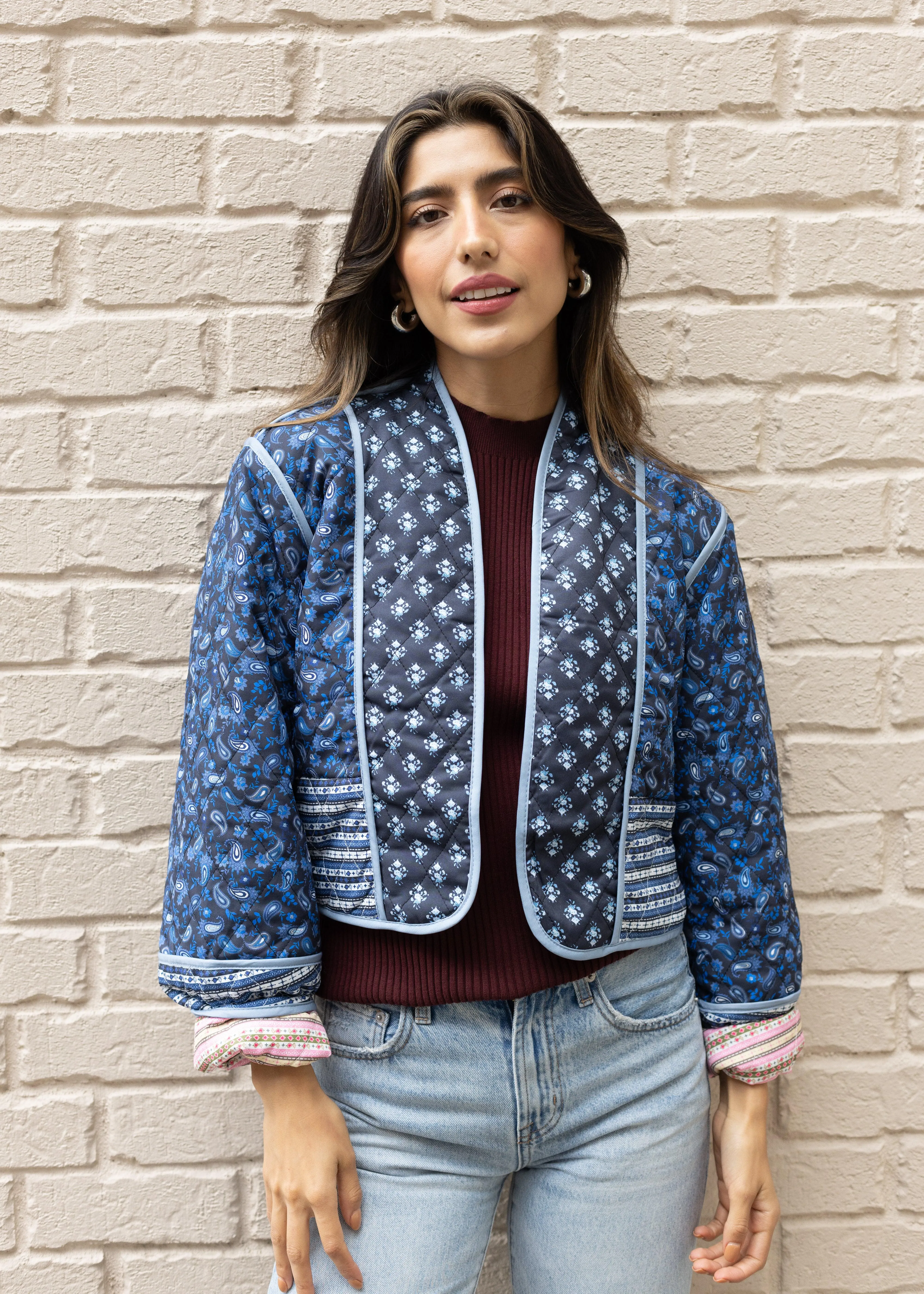 Amelia Quilted Reversible Jacket