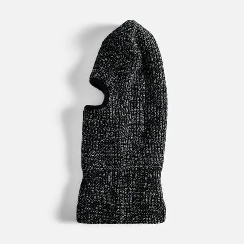 Autumn Marl Balaclava - Black