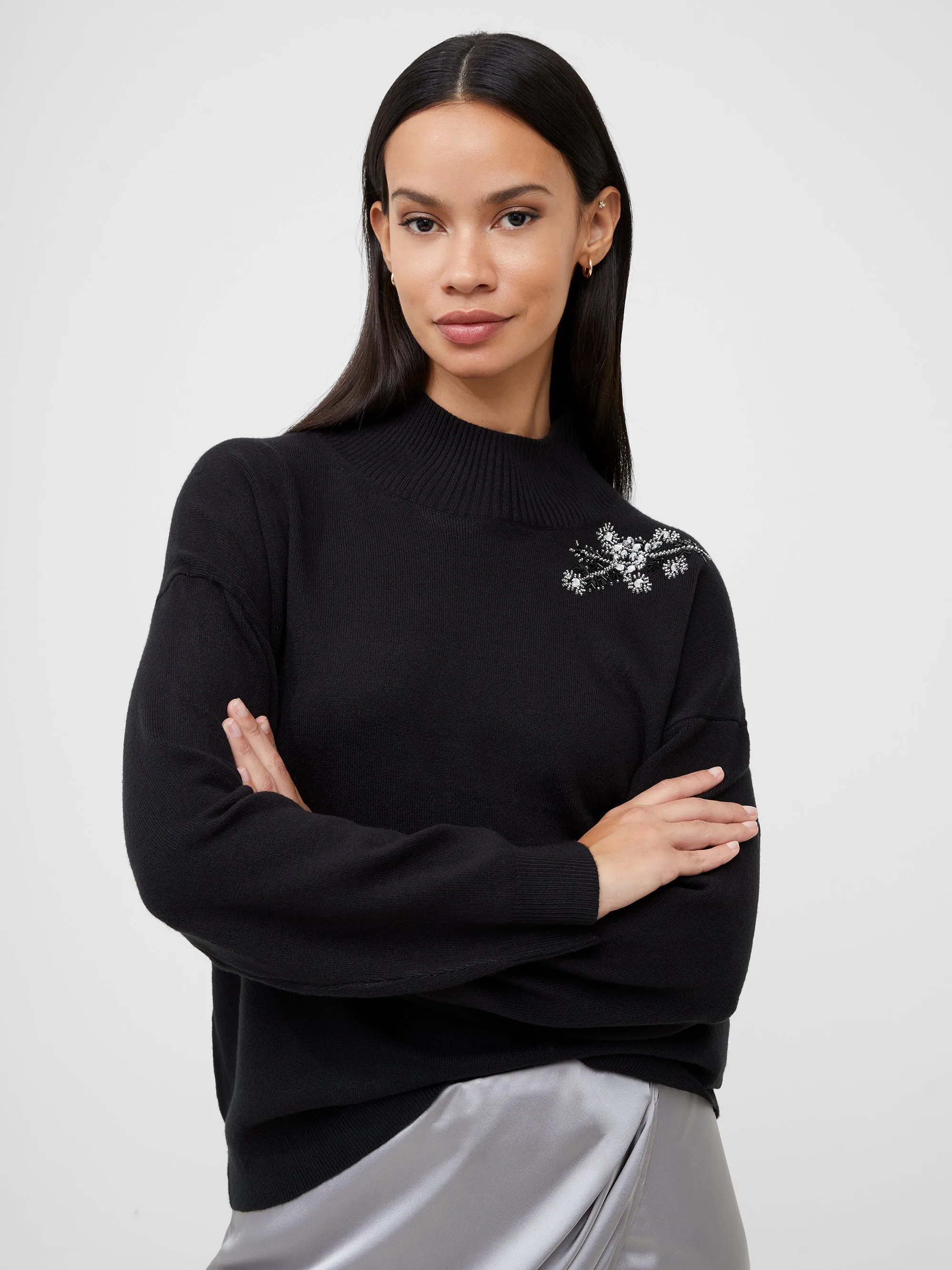 Babysoft Diamante Embroidered Jumper