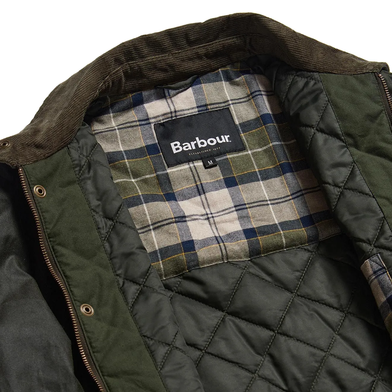 Barbour Ambleside Wax Jacket Fern