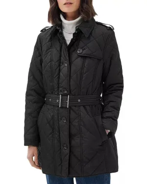 Barbour Belted Defence Quilt Black