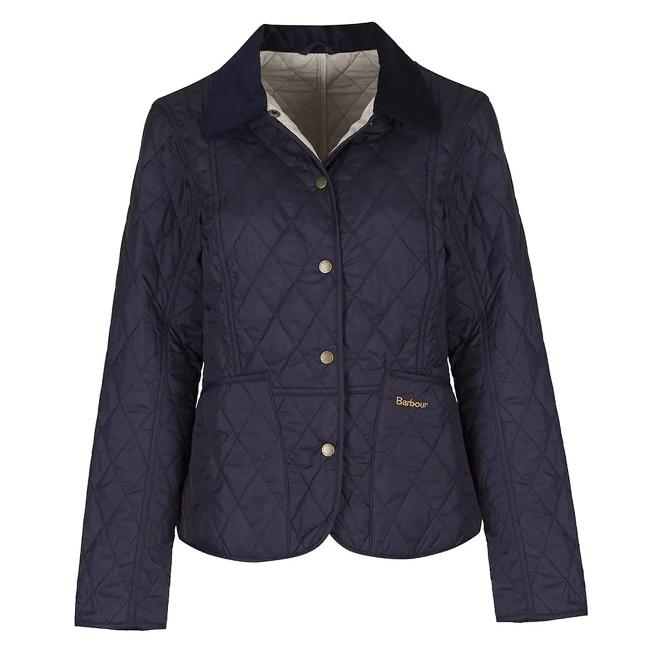 Barbour Womens Summer Liddesdale Quilt Jacket Navy / Pearl