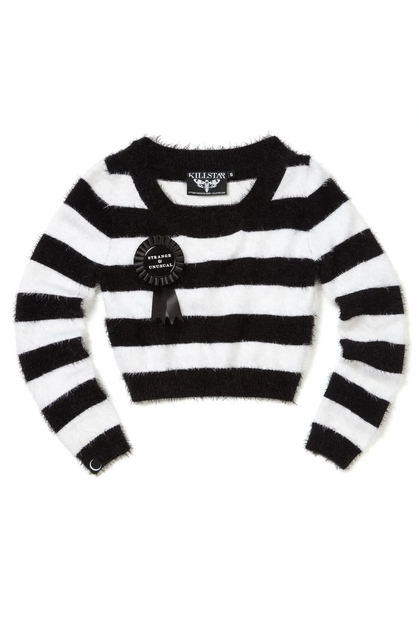 Beetle Crop Fuzzy Sweater [B]