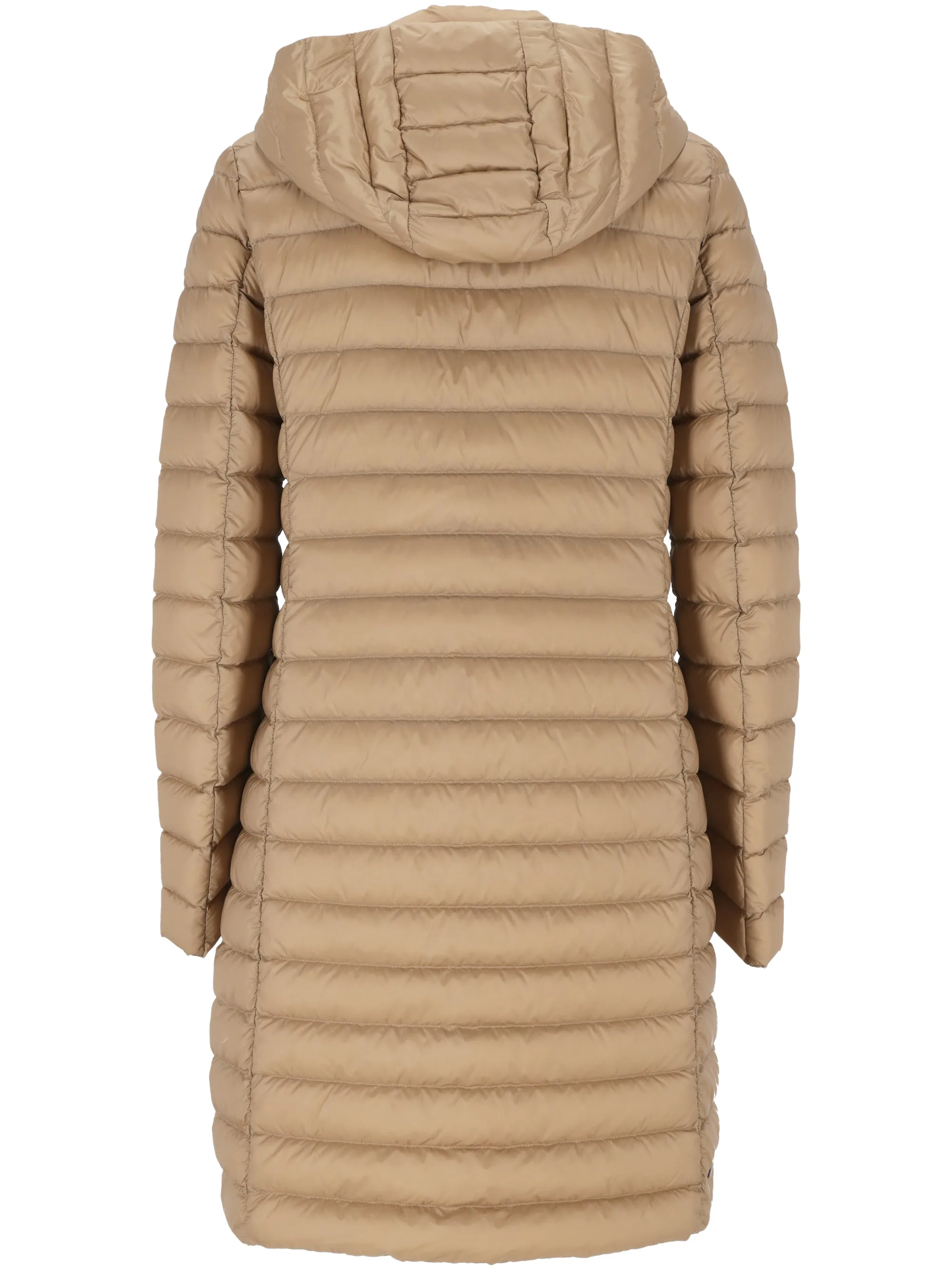 Beige Duck Down Quilted Jacket