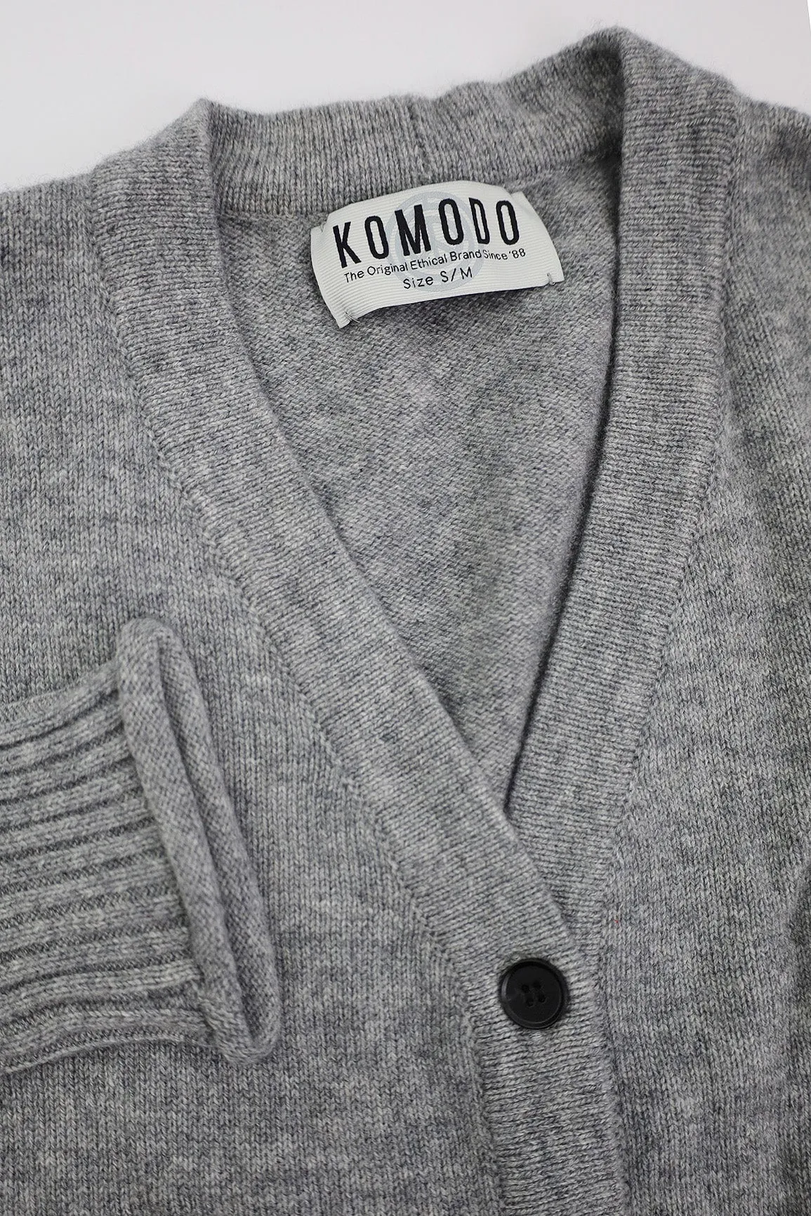 BINKY Cashmere Cardigan - Grey