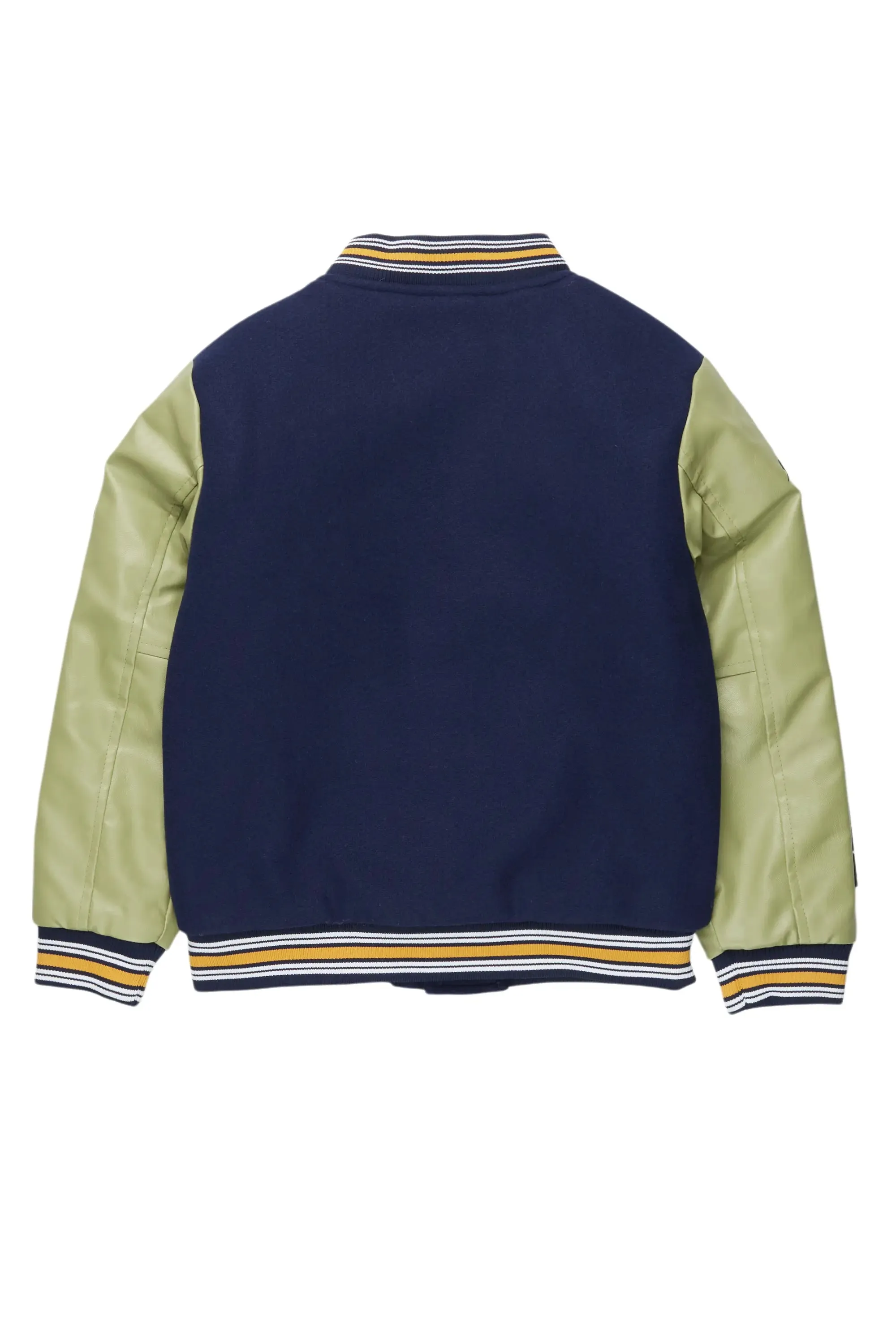 Boys Shexter Navy Varsity Jacket