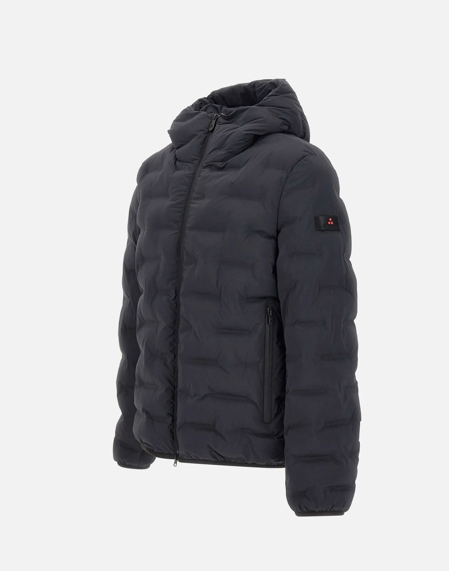 Brando Black Quilted Bomber Jacket