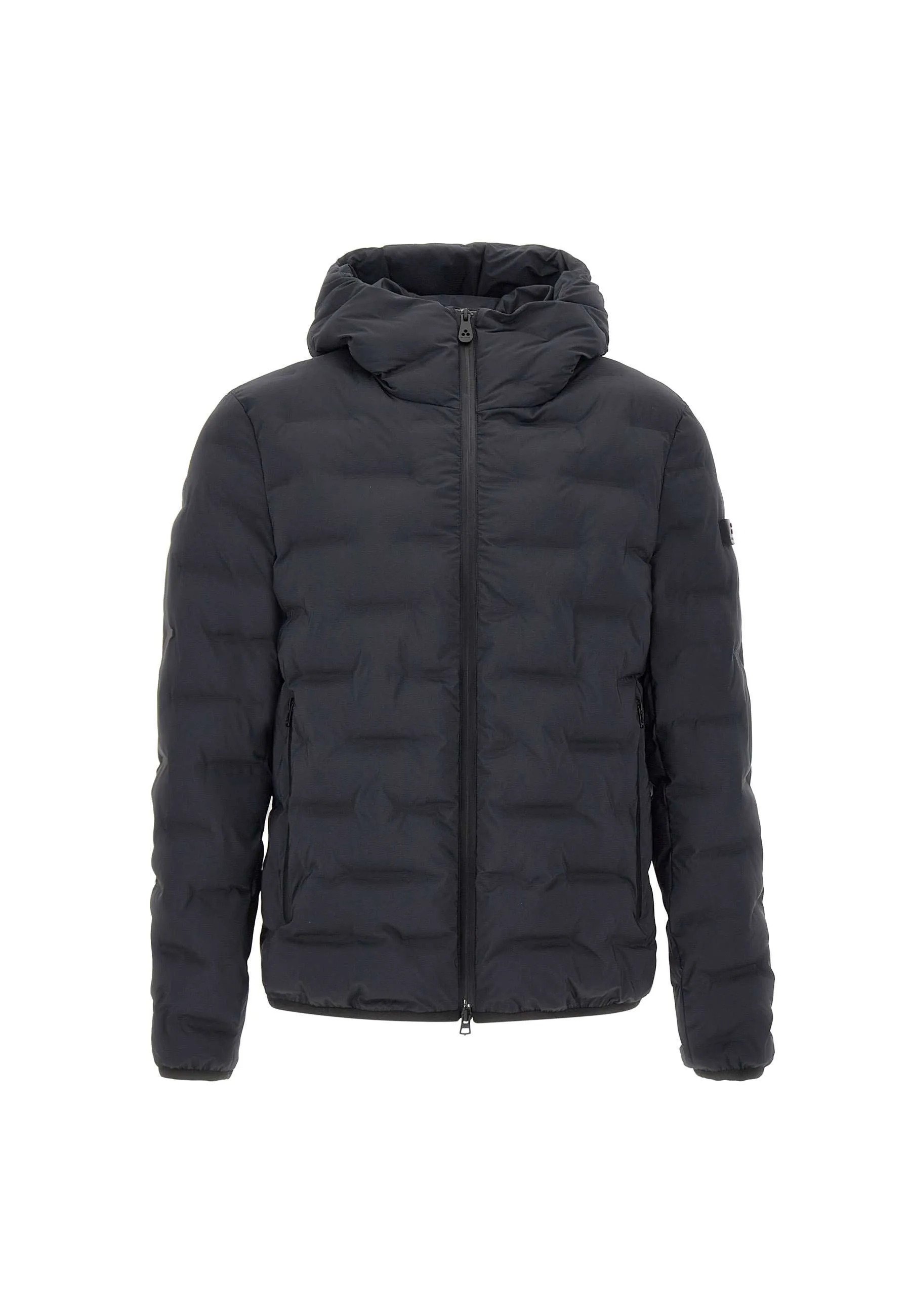 Brando Black Quilted Bomber Jacket