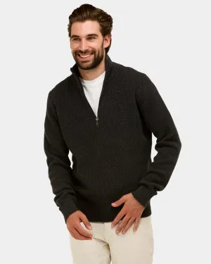 Brooksfield 1/2 Zip Sweater BFK411