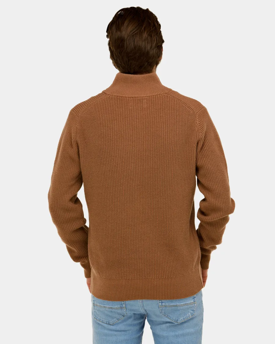 Brooksfield 1/2 Zip Sweater BFK411