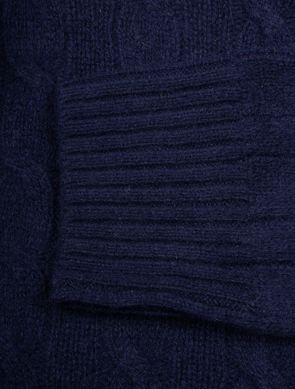 Cable Knit HZ Jumper Blue