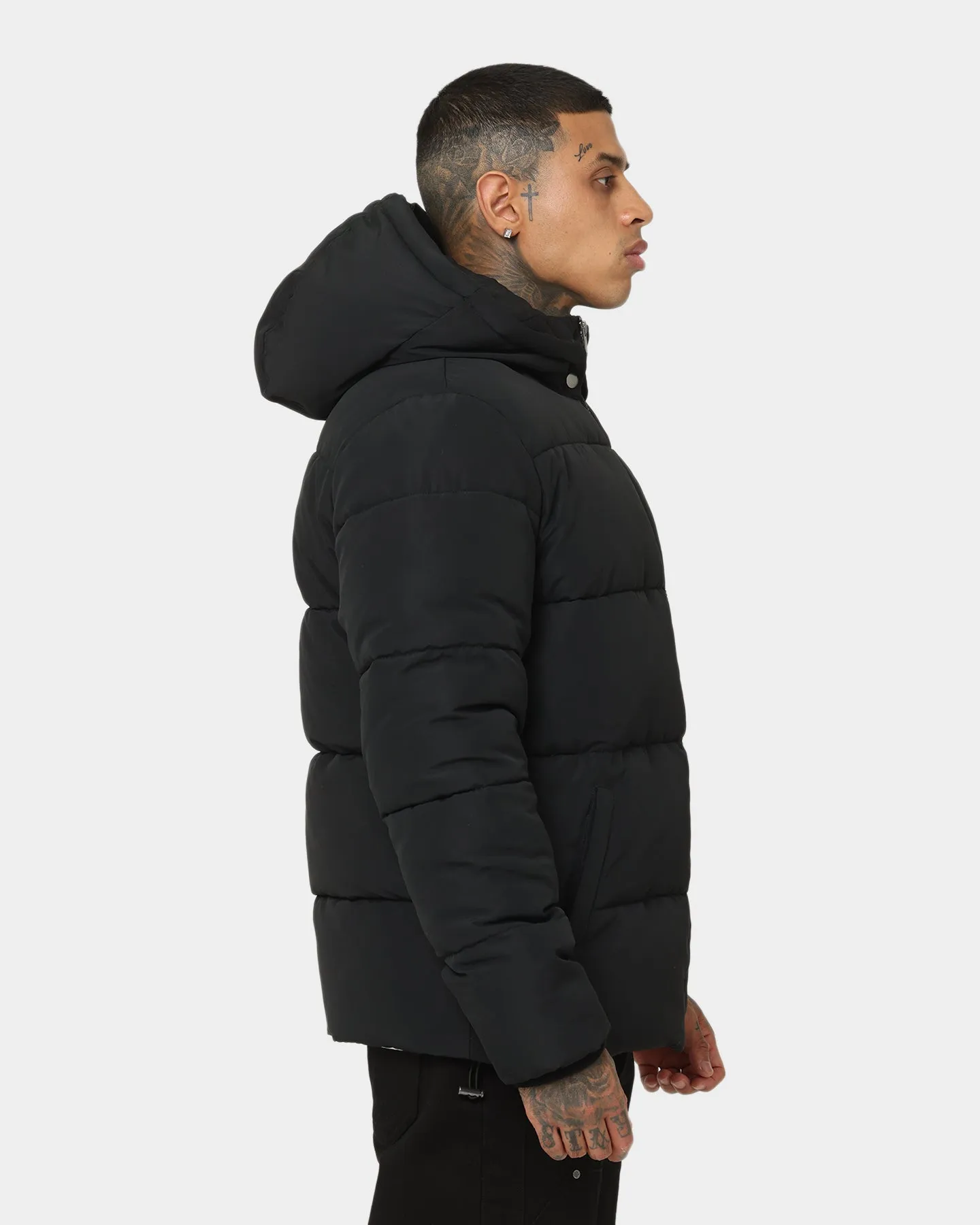 Champion Rochester Puffer Jacket Black/Gold