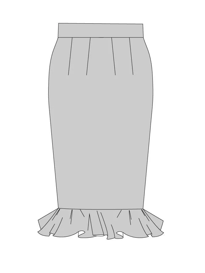 Charlotte Skirt - PDF sewing pattern