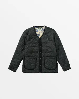 Chefs Kiss Quilted Jacket - Charcoal Heather