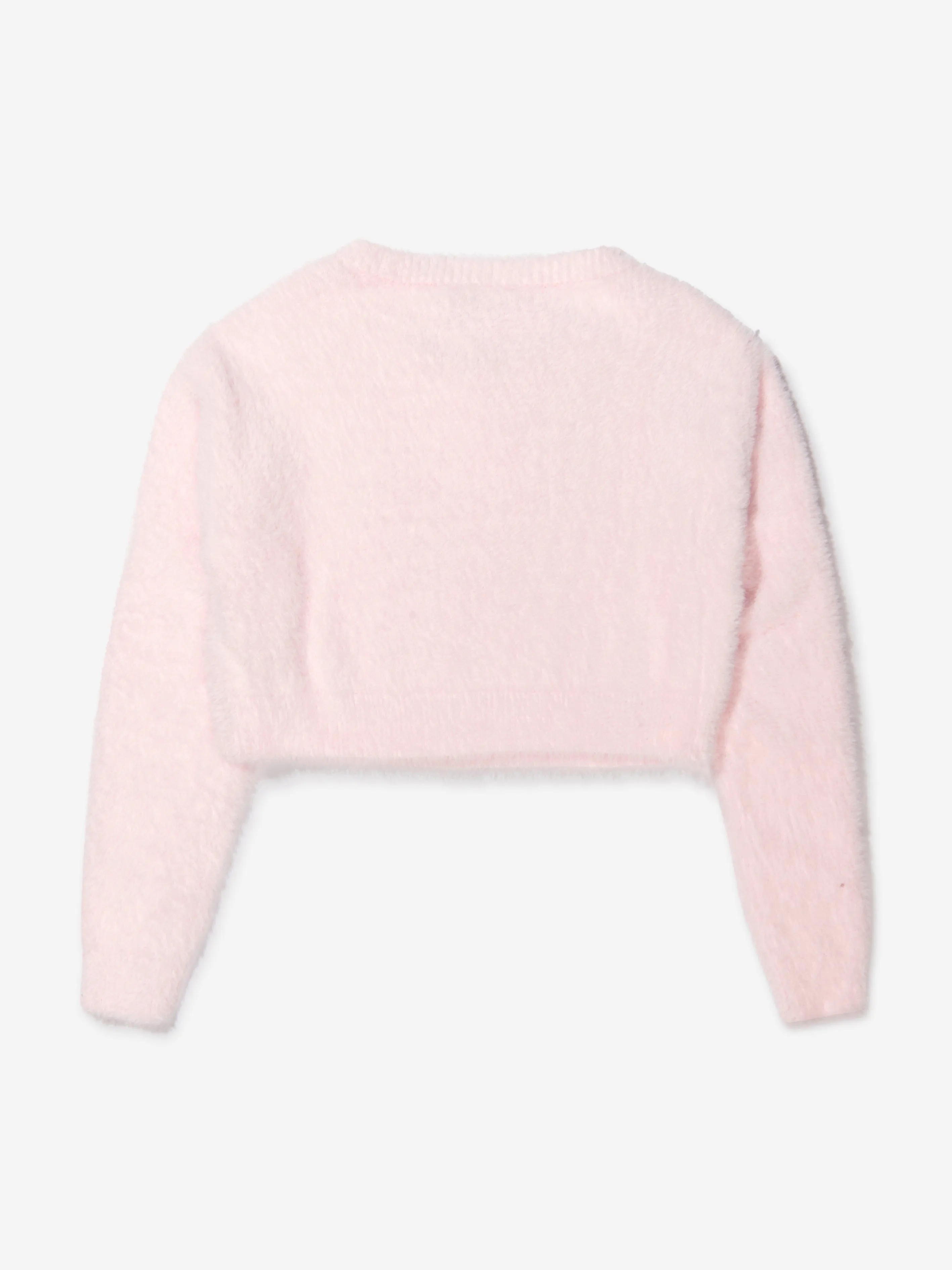 Chiara Ferragni Girls Fluffy Eyestar Cropped Jumper