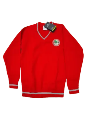 Collierley Nursery & Primary School Red Knitted Jumper