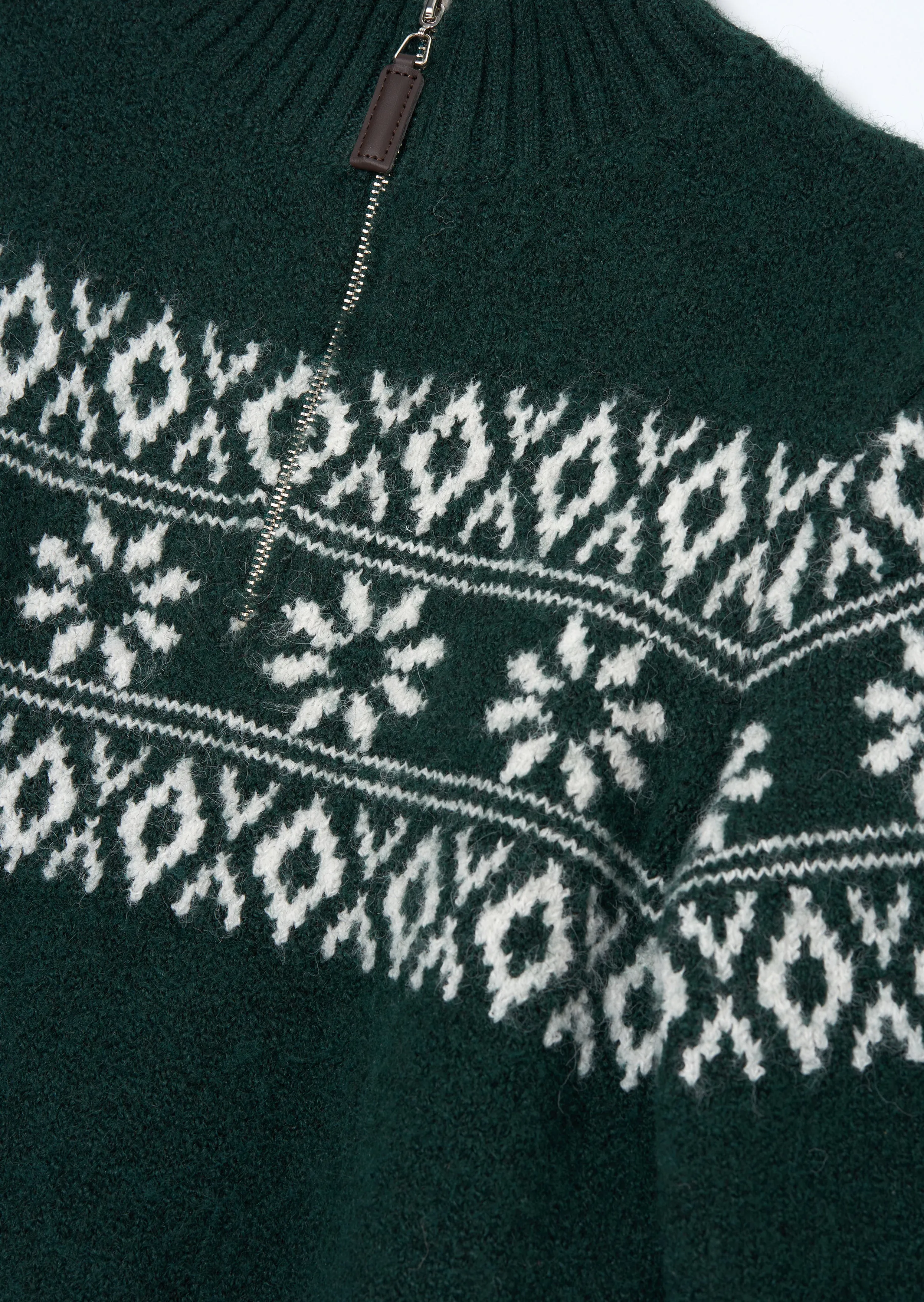 Conrin Green Fairisle Jumper