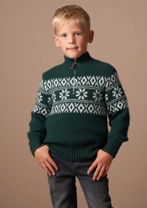 Conrin Green Fairisle Jumper