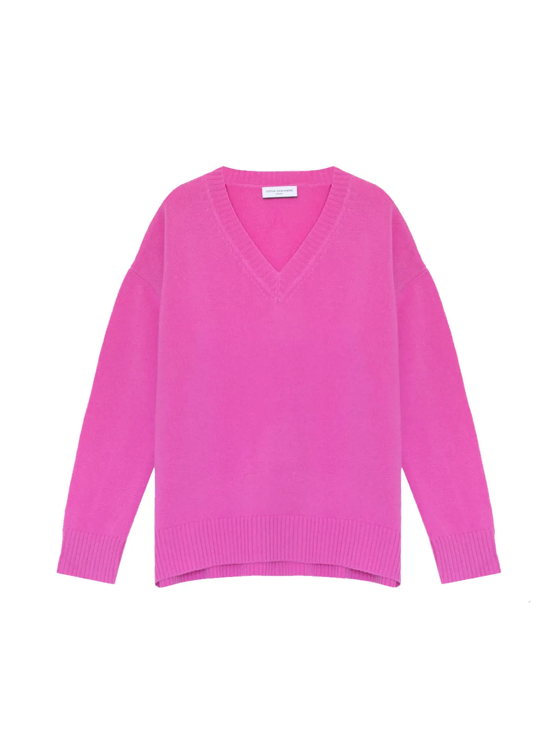 Core Relaxed V Neck Wool/Cashmere Jumper