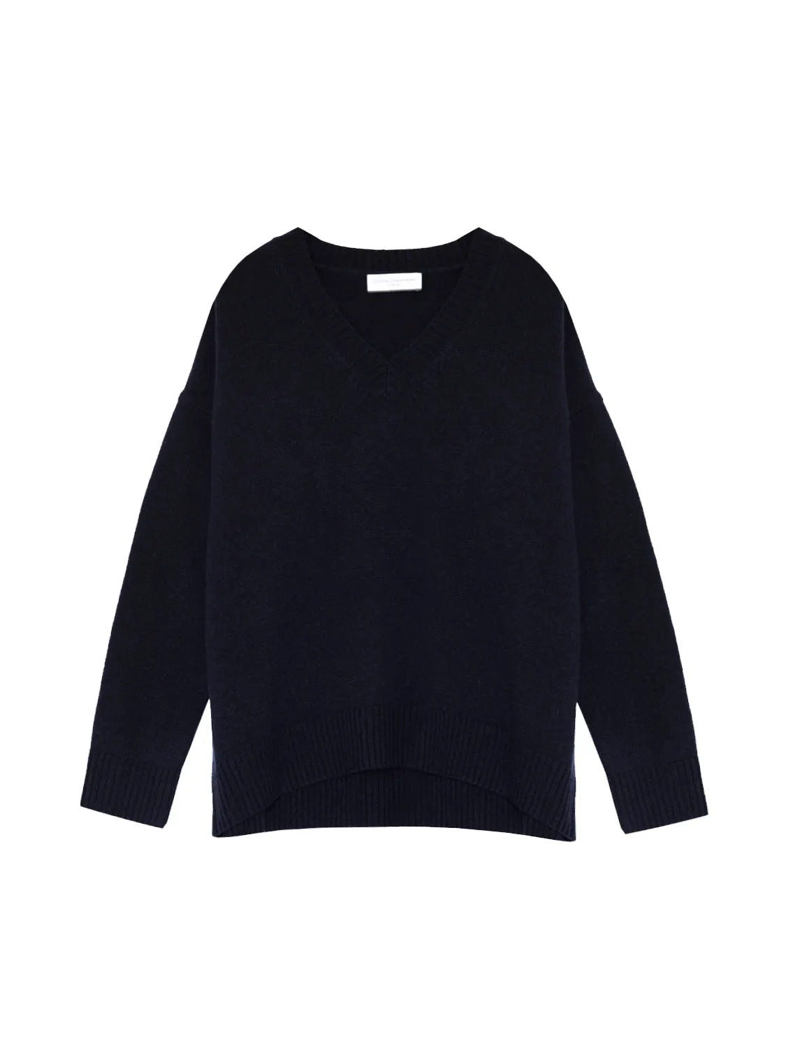 Core Relaxed V Neck Wool/Cashmere Jumper