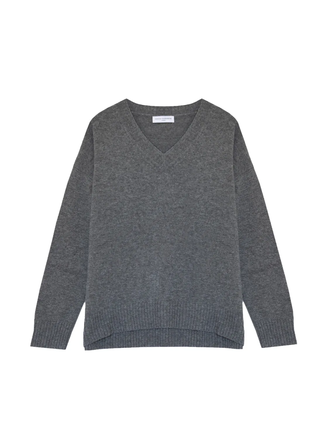 Core Relaxed V Neck Wool/Cashmere Jumper