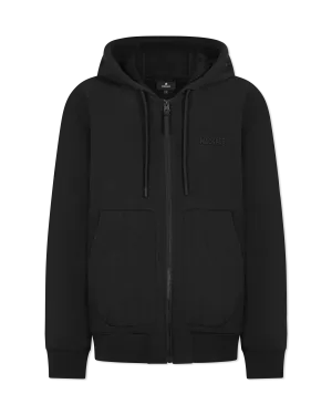 Cruz Zip-Up Hybrid Vertical Quilt Hoodie