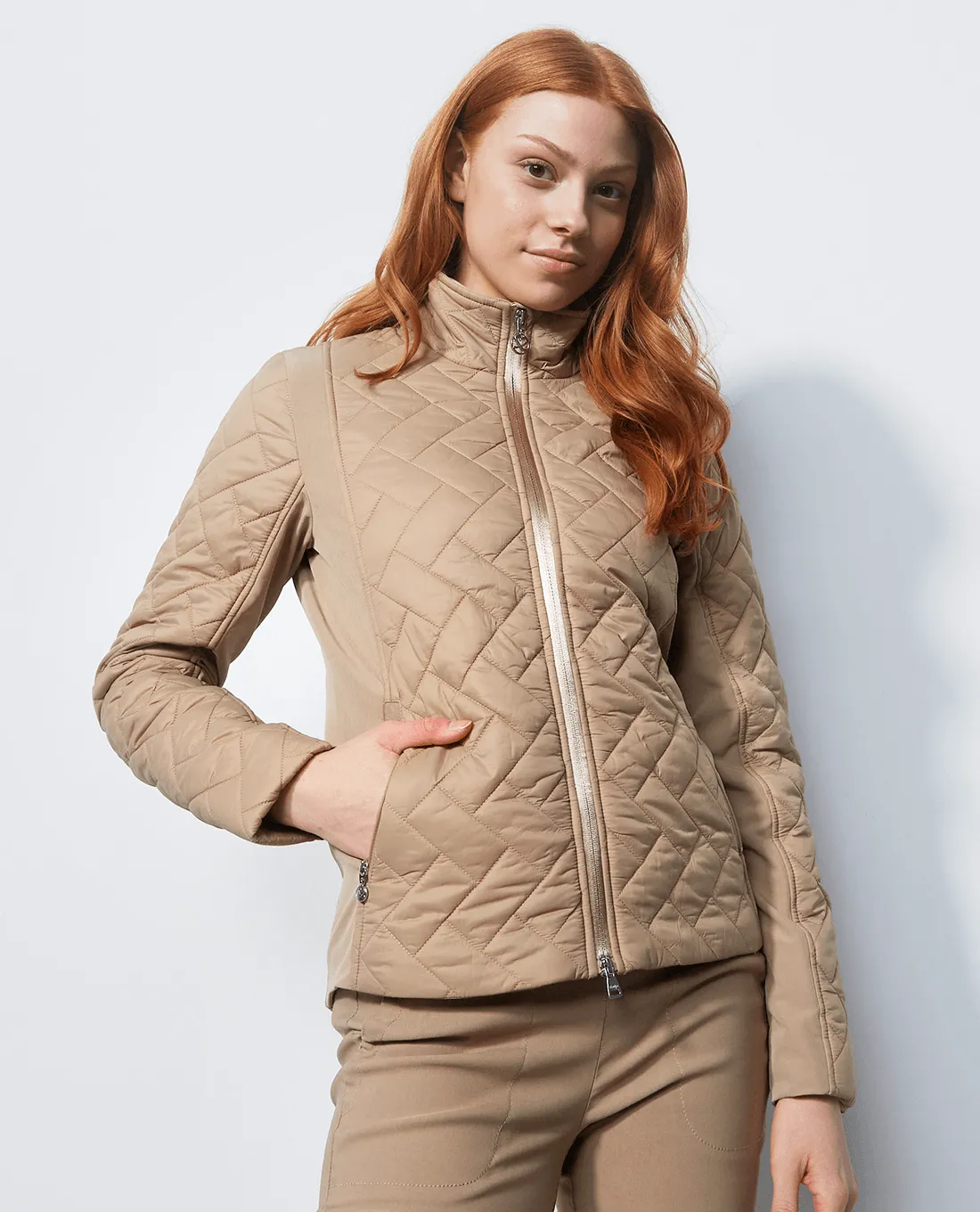 DAILY SPORTS Bonnie Padded Jacket 401 Fudge