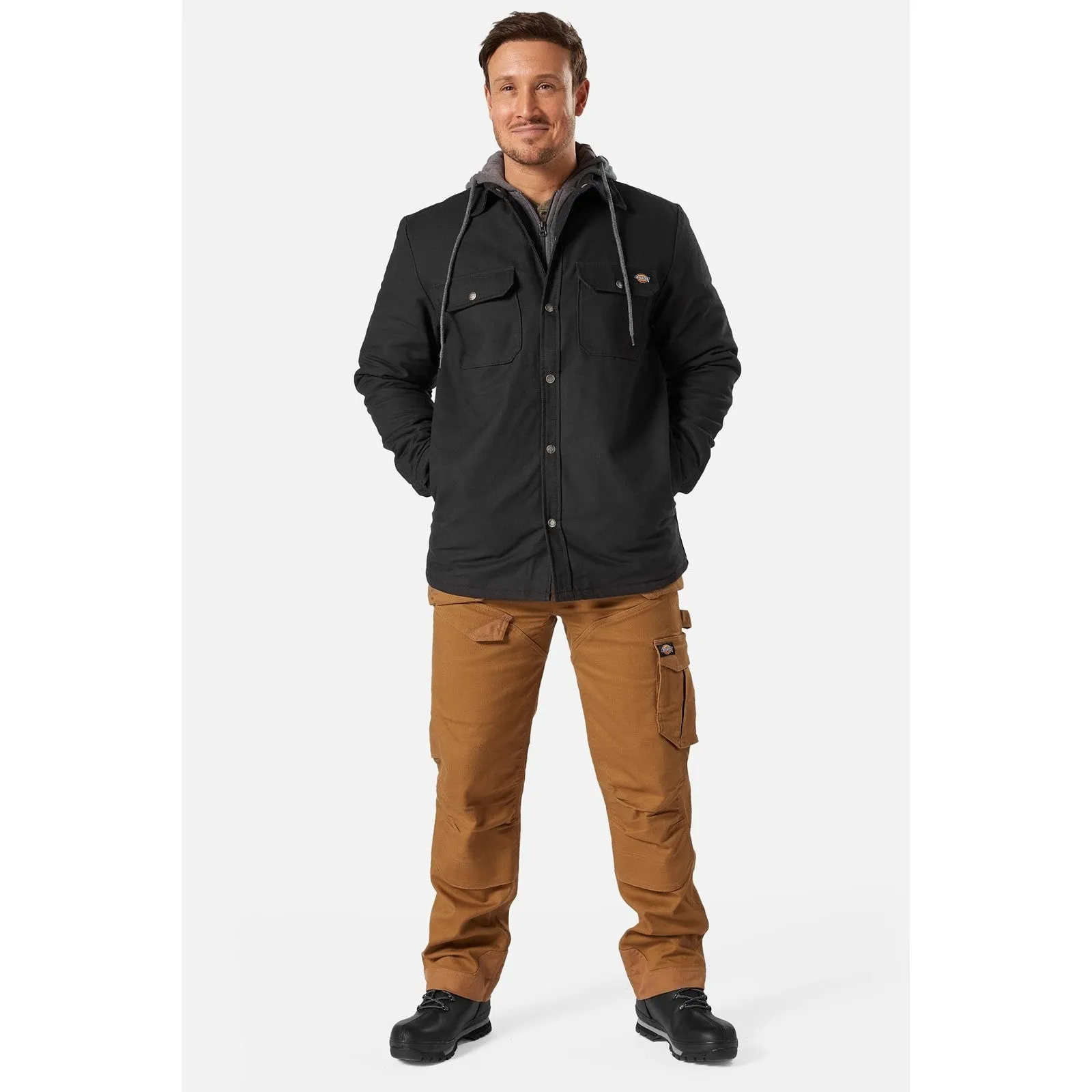 Dickies Duck Shirt Jacket  Black