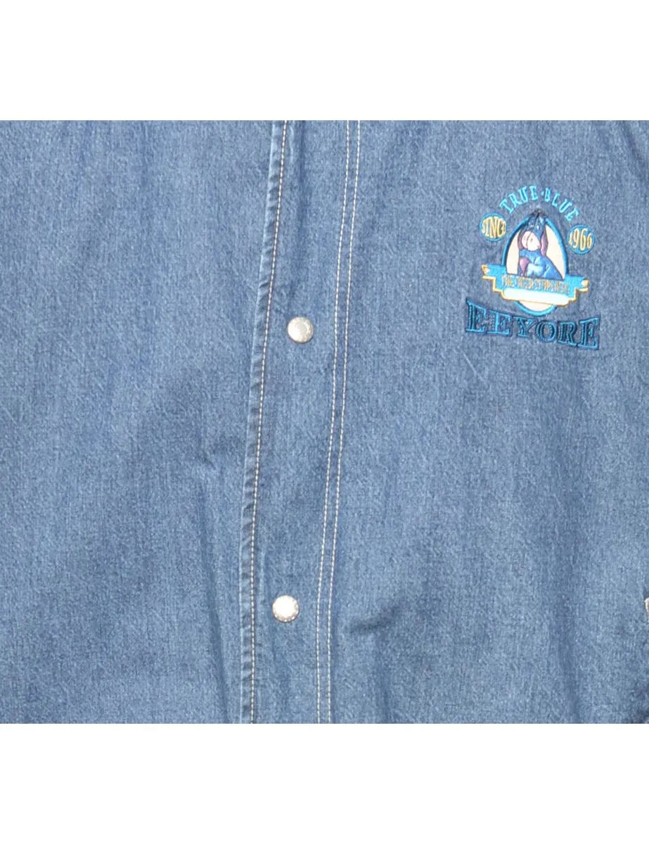 Disney Denim Light Wash Team Jacket - XL