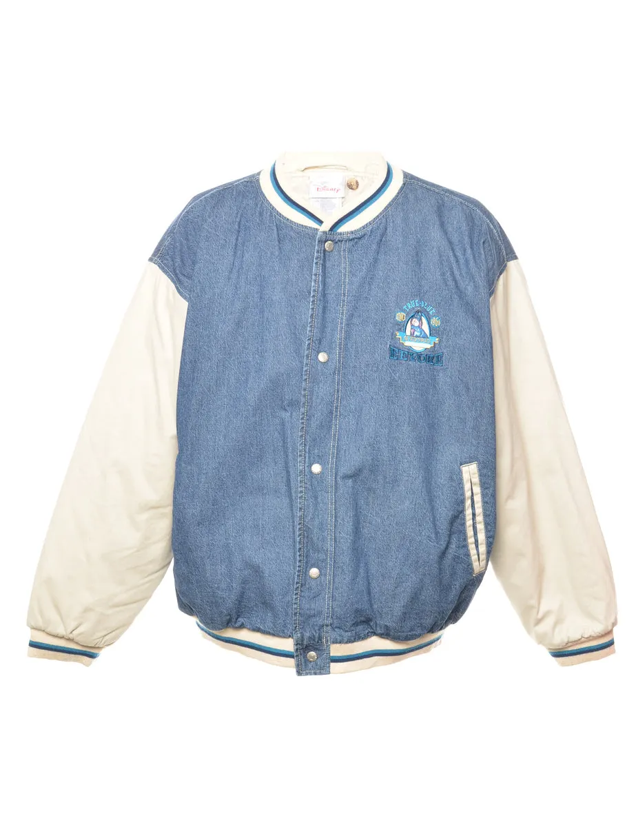 Disney Denim Light Wash Team Jacket - XL