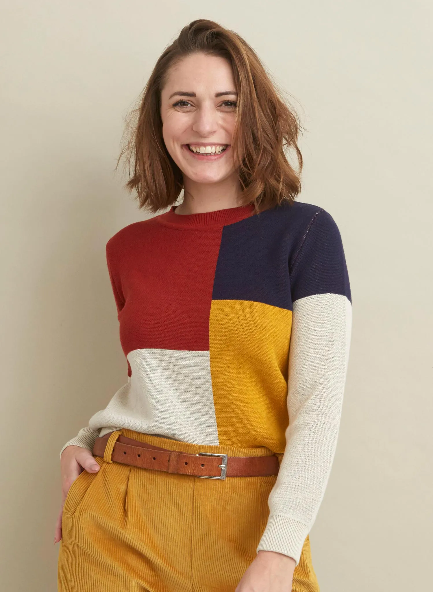 Esther Long - Red Bauhaus Jumper