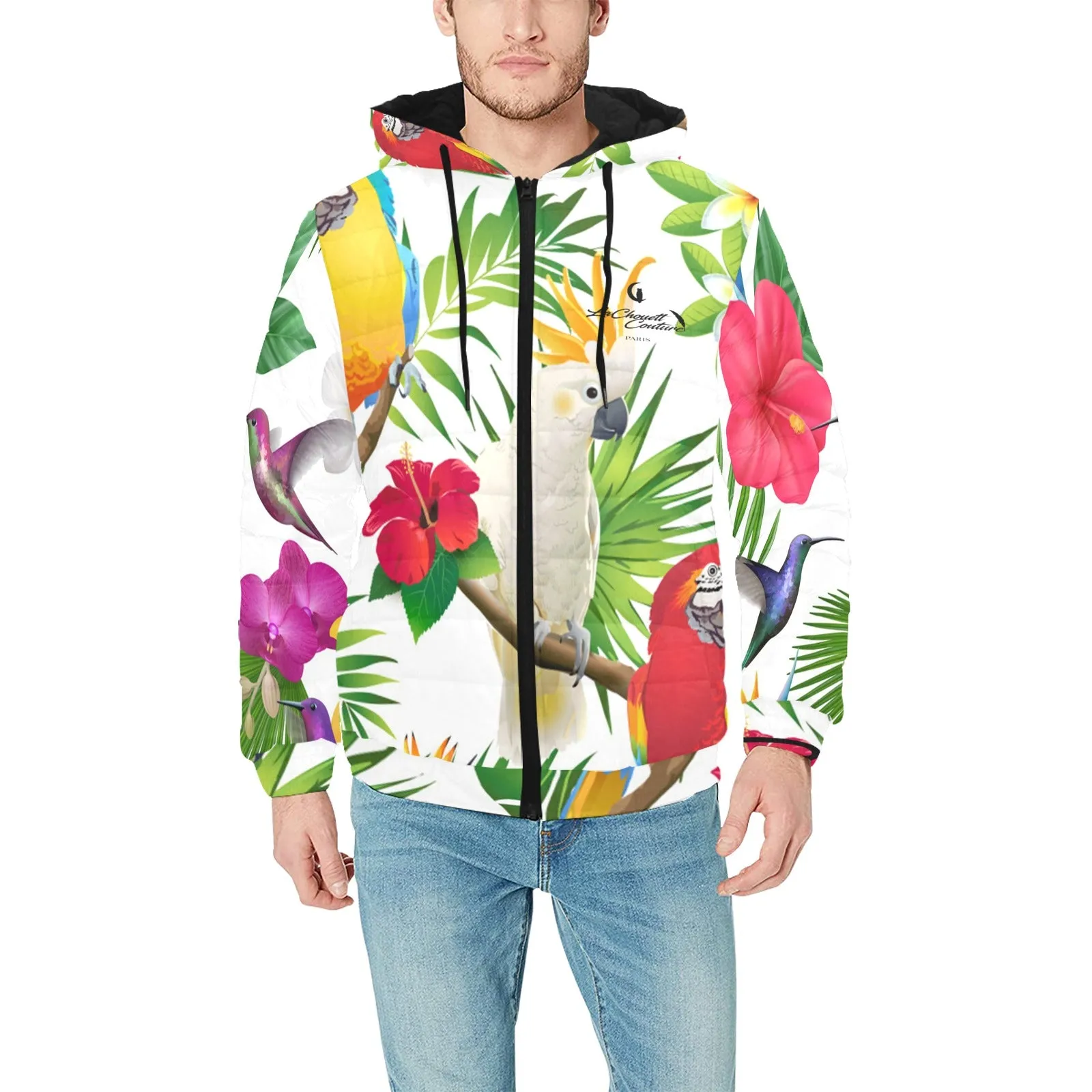 EXOTIC STYLE Men's Padded Hooded Jacket