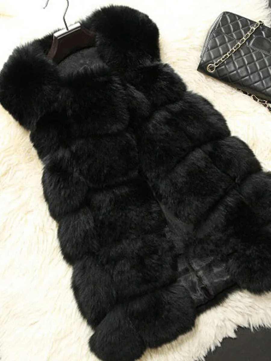 Faux Fur Vest MSF006