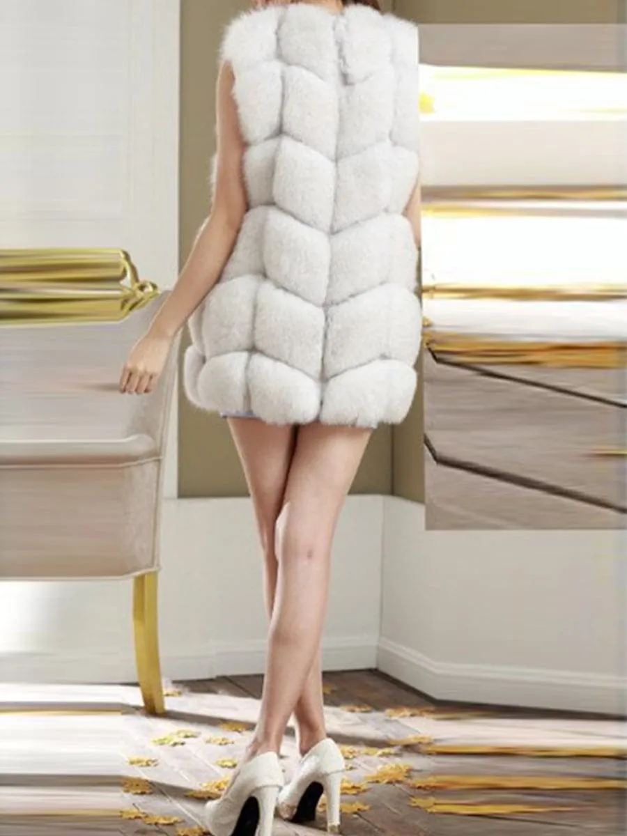 Faux Fur Vest MSF006