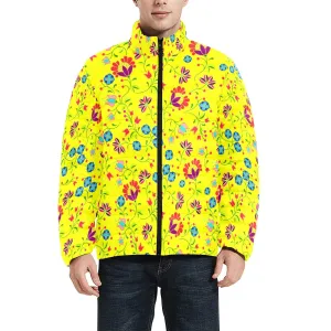 Fleur Indigine Mais Men's Stand Collar Padded Jacket