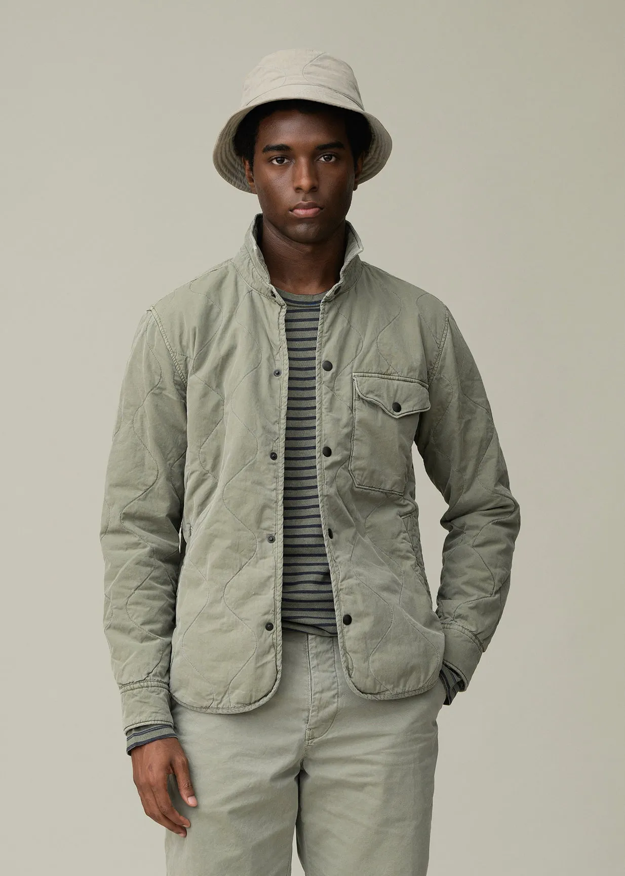 Flight Quilted Shirt Jacket