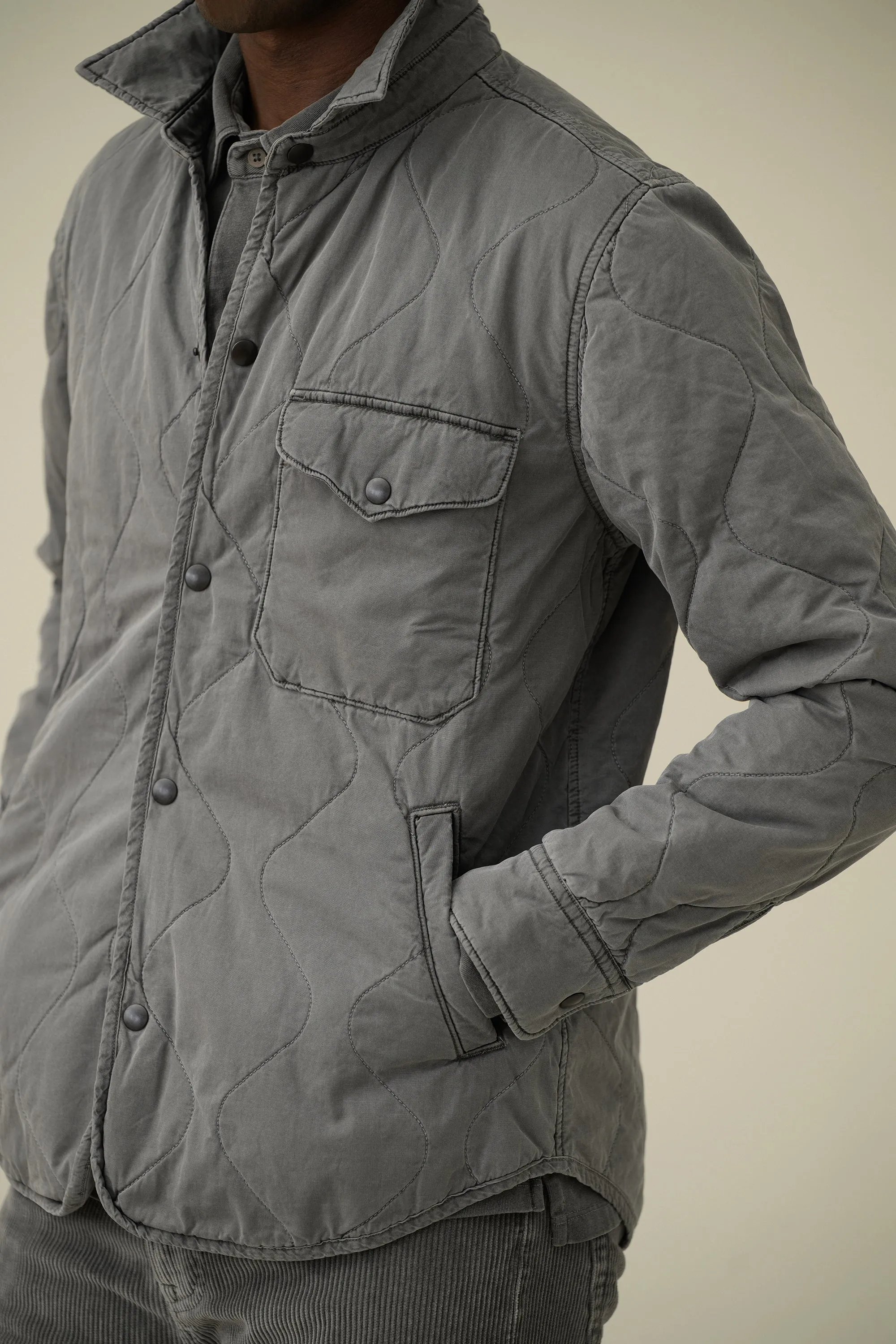 Flight Quilted Shirt Jacket