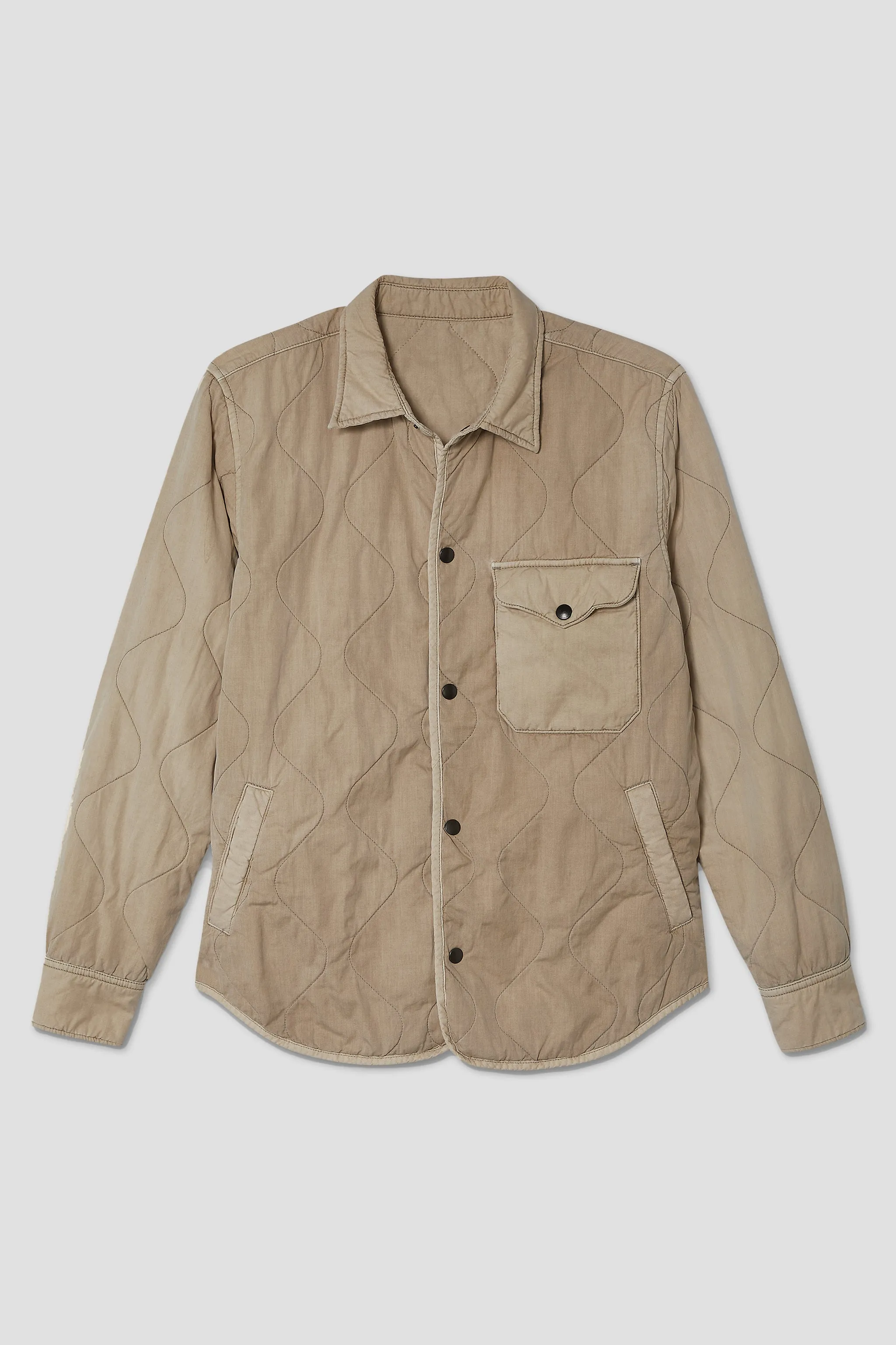 Flight Quilted Shirt Jacket