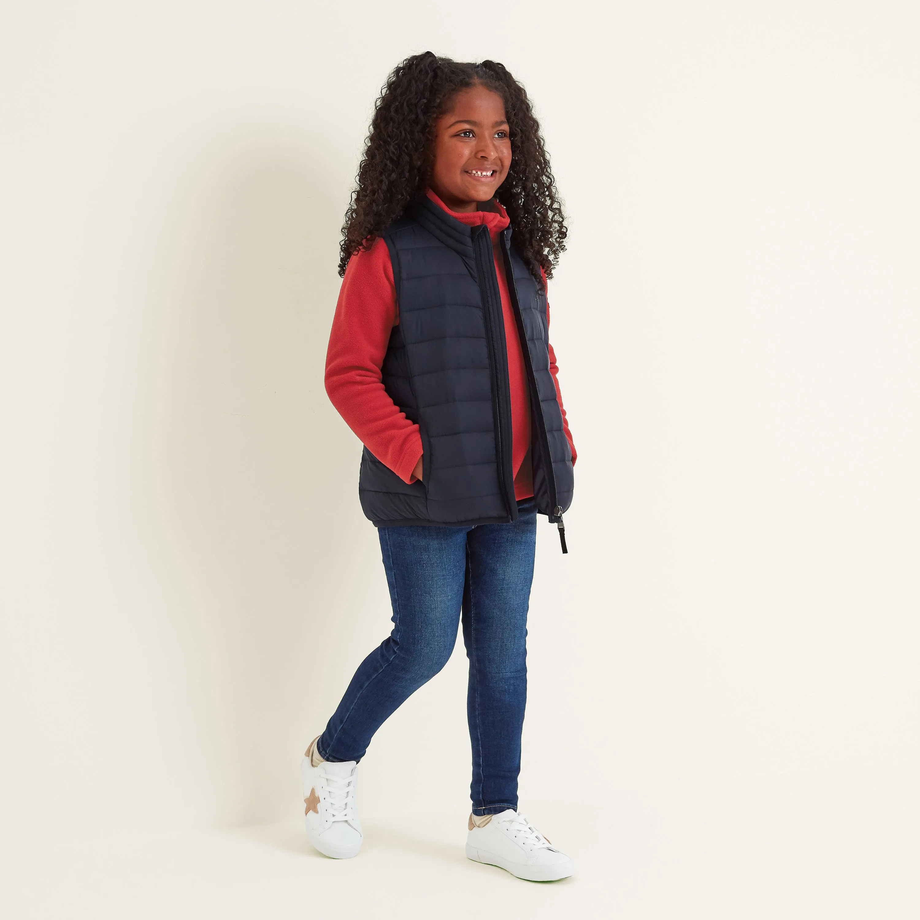 Gibson Kids Insulated Padded Gilet - Dark Indigo