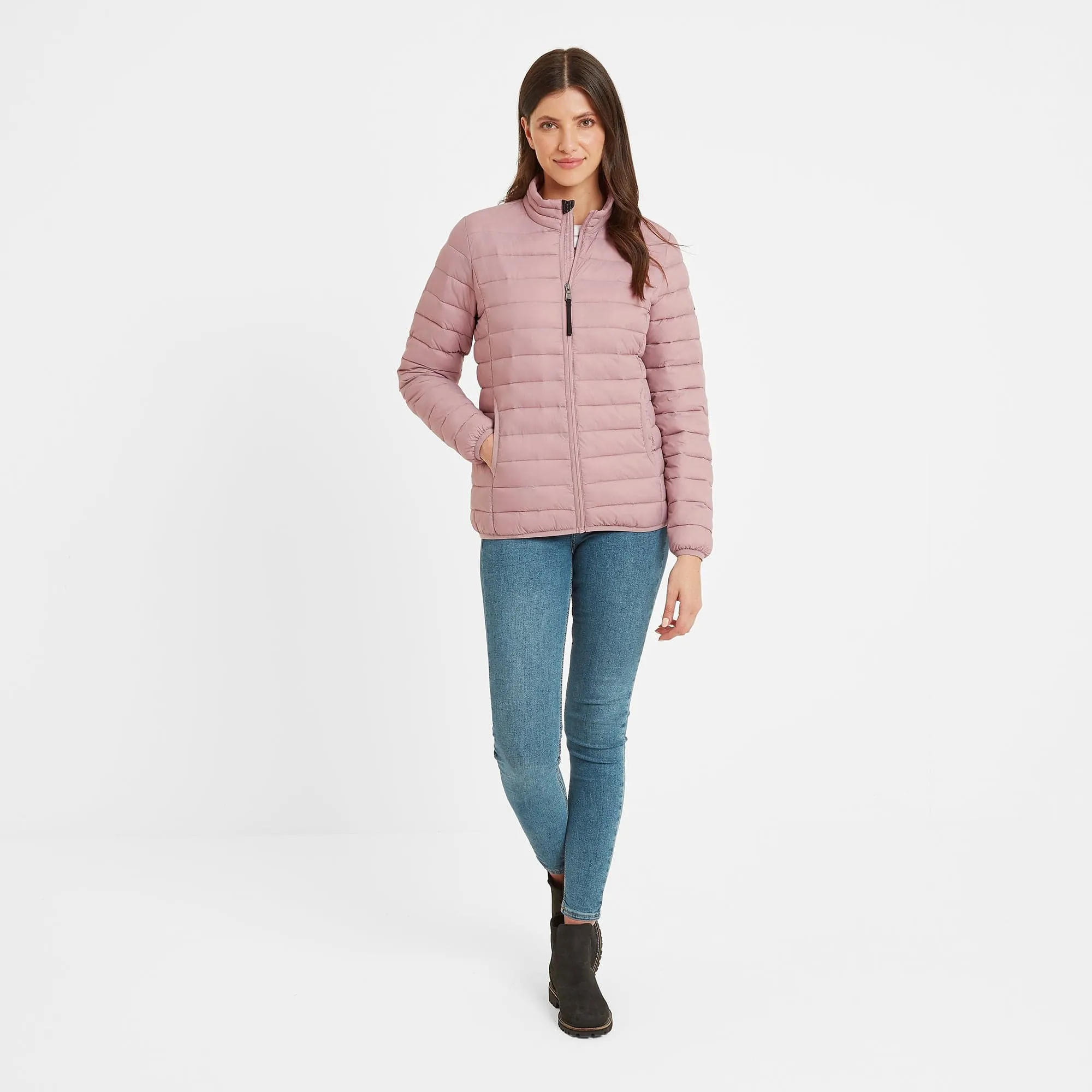 Gibson Womens Insulated Padded Jacket - Faded Pink