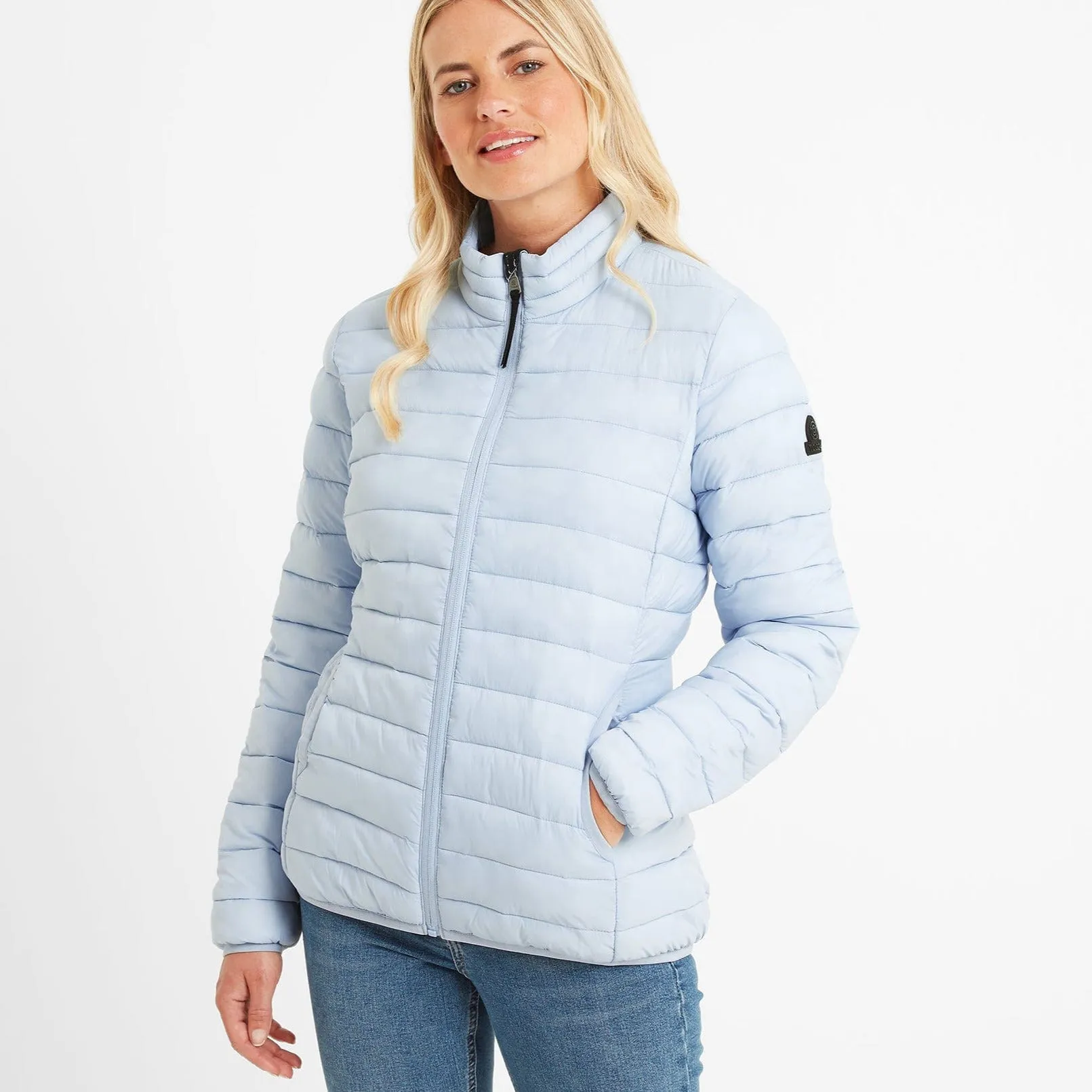 Gibson Womens Insulated Padded Jacket - Ice Blue