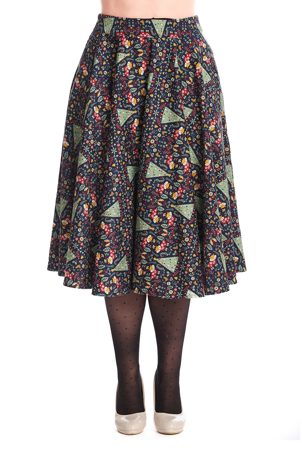 Heritage Scandi Swing Skirt by Banned