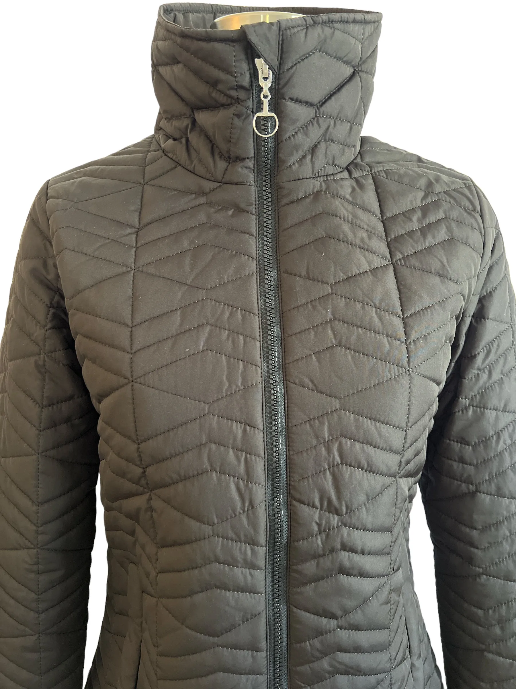 Horze Women's Quilted Padded Lightweight Jacket Size 4 Black