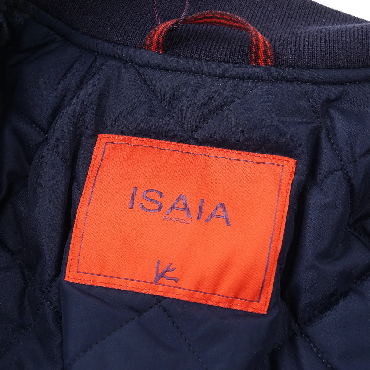 Isaia Wool-Cashmere Bomber Jacket