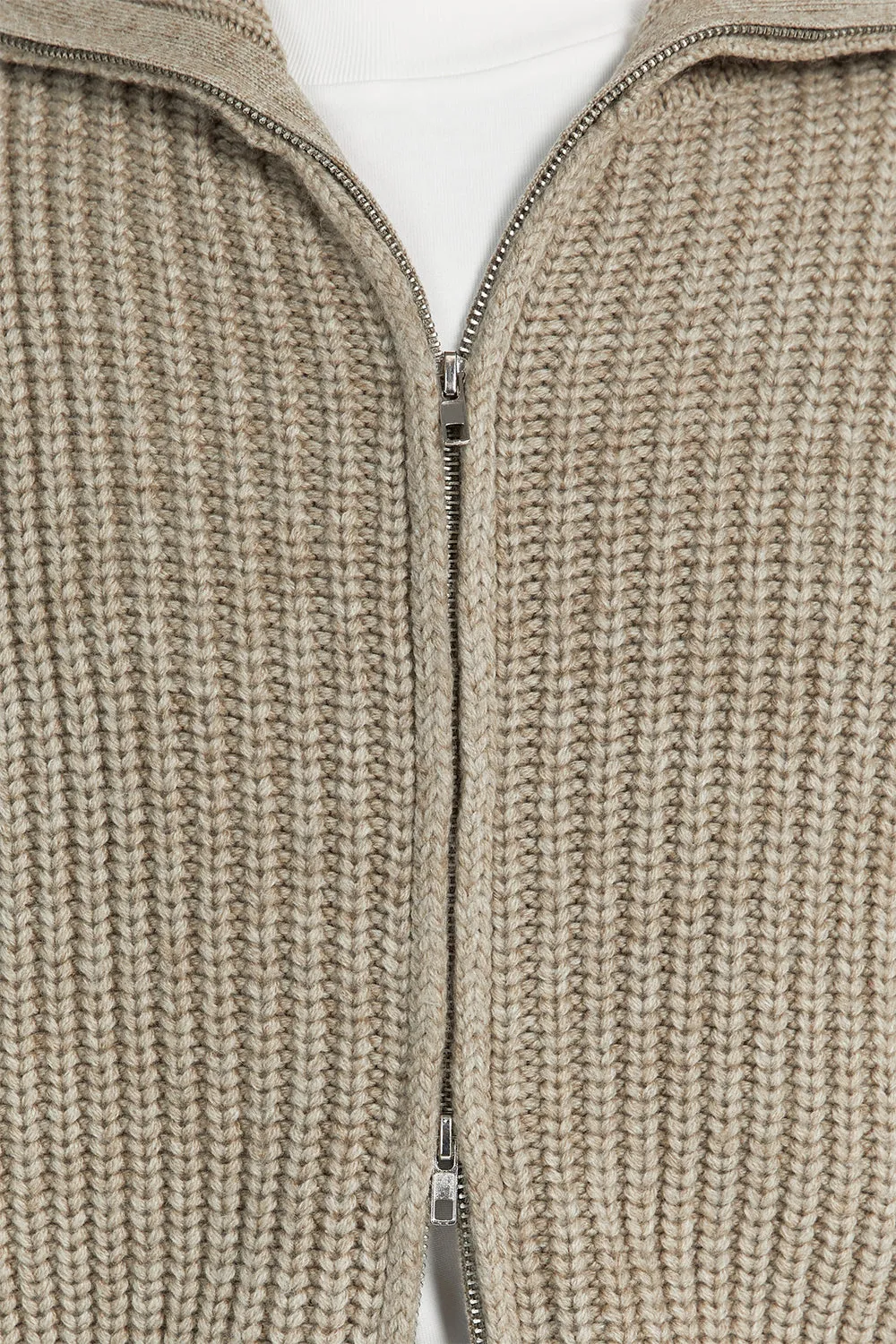 ISSY TAUPE WOOL BLEND JUMPER