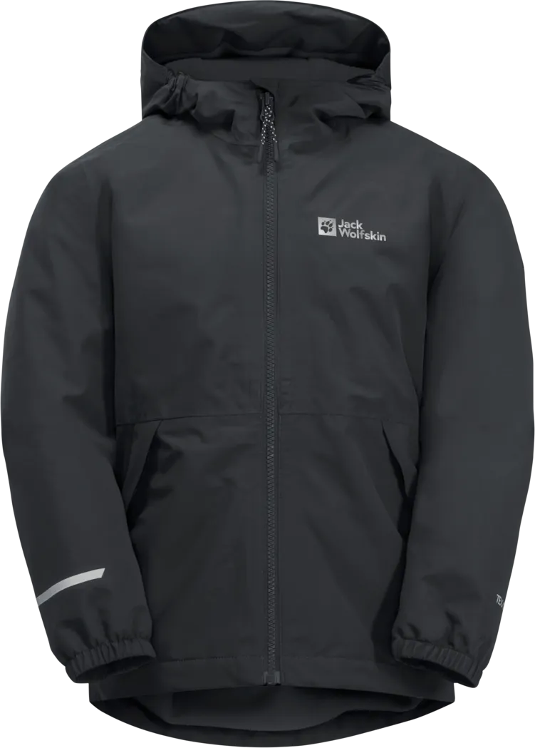 Jack Wolfskin Kids&#x27; Snowy Days Jacket Phantom | Buy Jack Wolfskin Kids&#x27; Snowy Days Jacket Phantom here | Outnorth